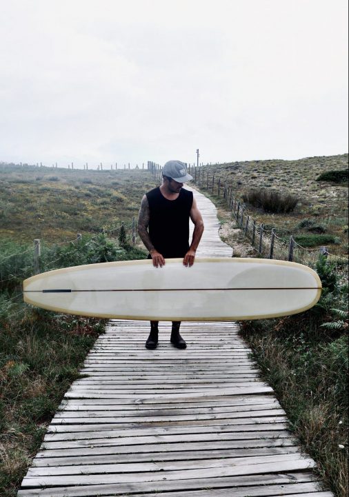 Longboard Noserider Jaune 9'0 x 23 x 3